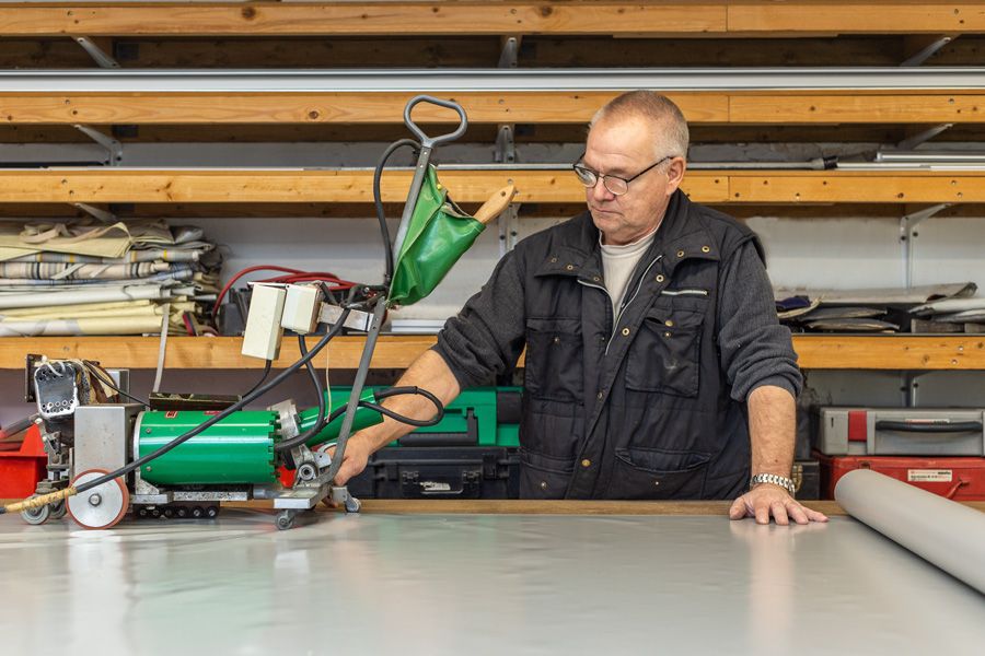 Pohl Vorzelte Sattlermeister Jürgen Böhm Neumünster das Unternehmen die Werkstatt 04